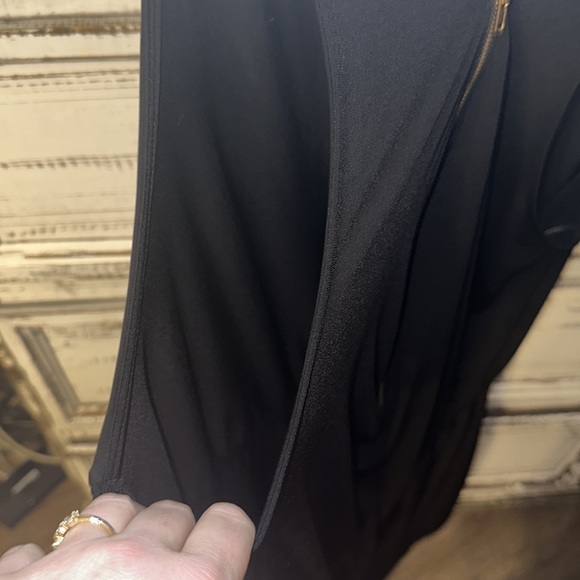 Ambiance black sleeveless romper with zipper elastic around waist size 3xl cute - Picture 5 of 6